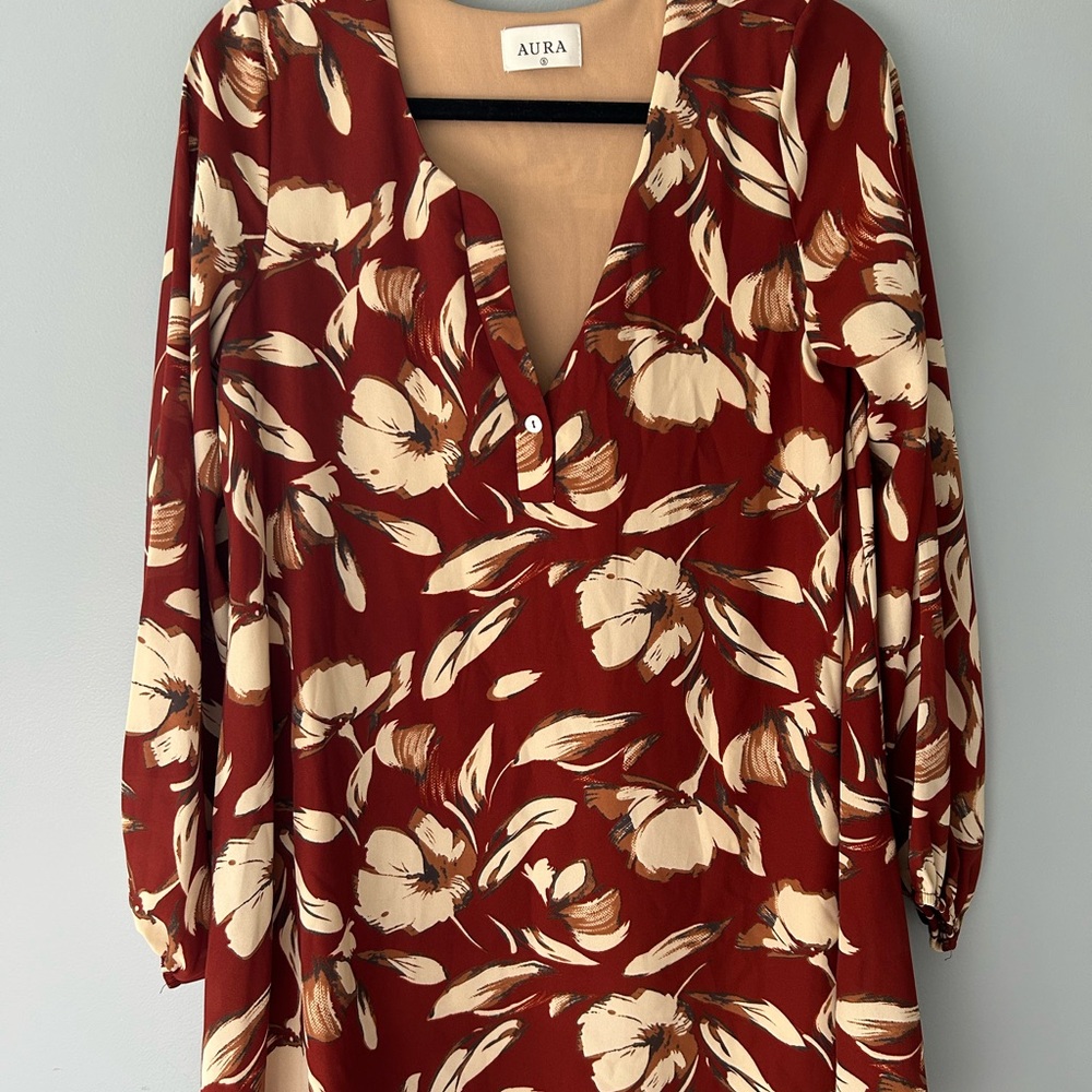 Red Dress Boutique Aura Floral Mini Dress
